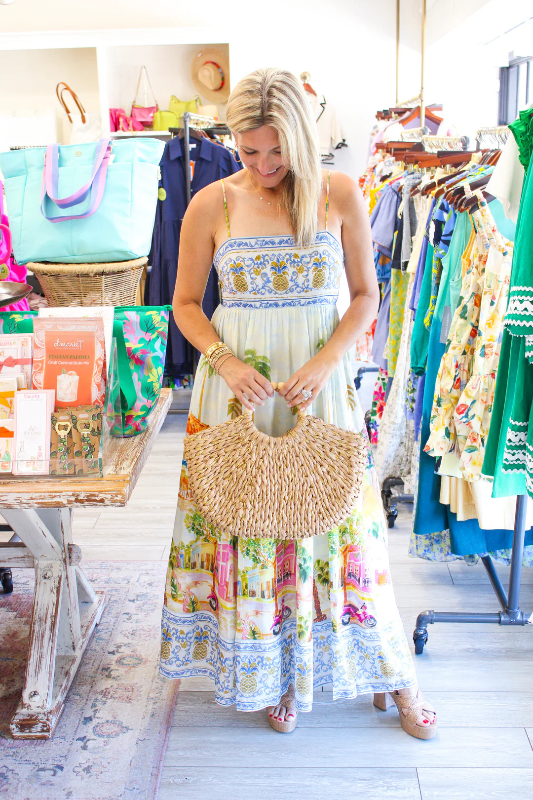 Multicolor Beach Maxi Dress