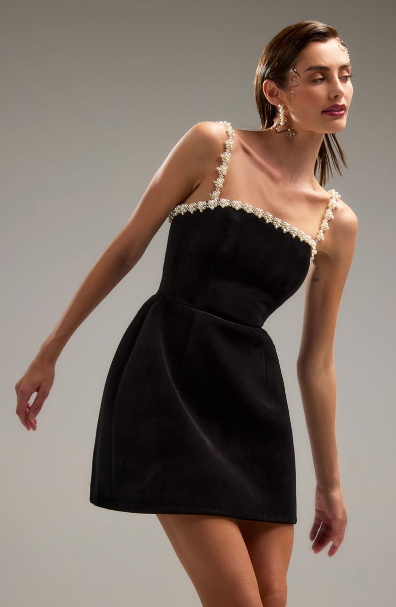 Alice Embellished Velvet Minidress