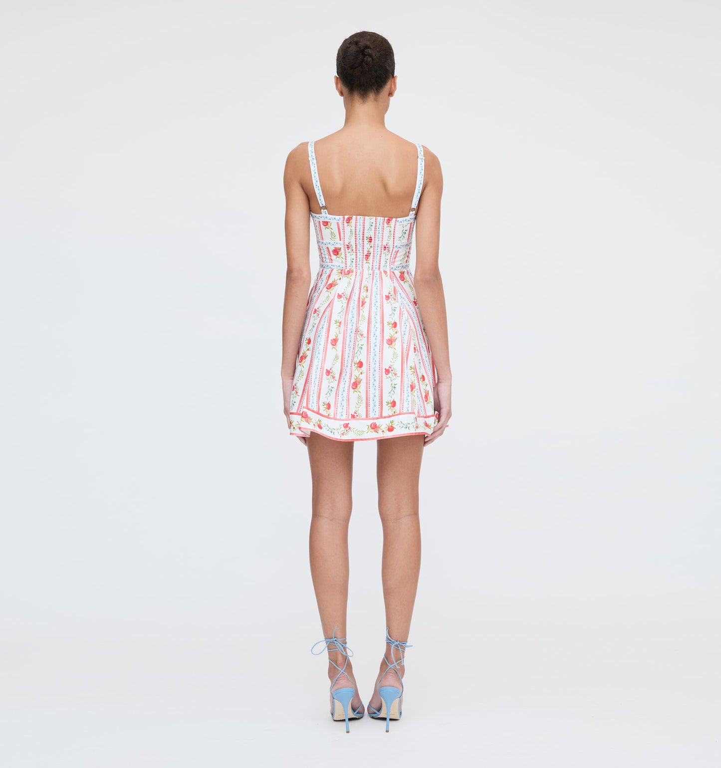 The Pomegranate Stripe Mini Dress