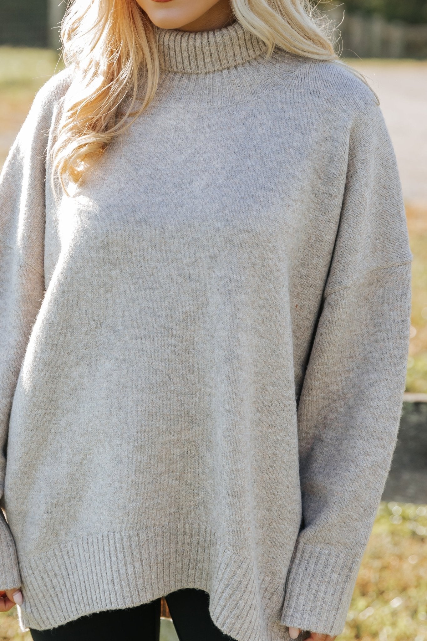 Pull à col roulé brossé Joanna - Moka