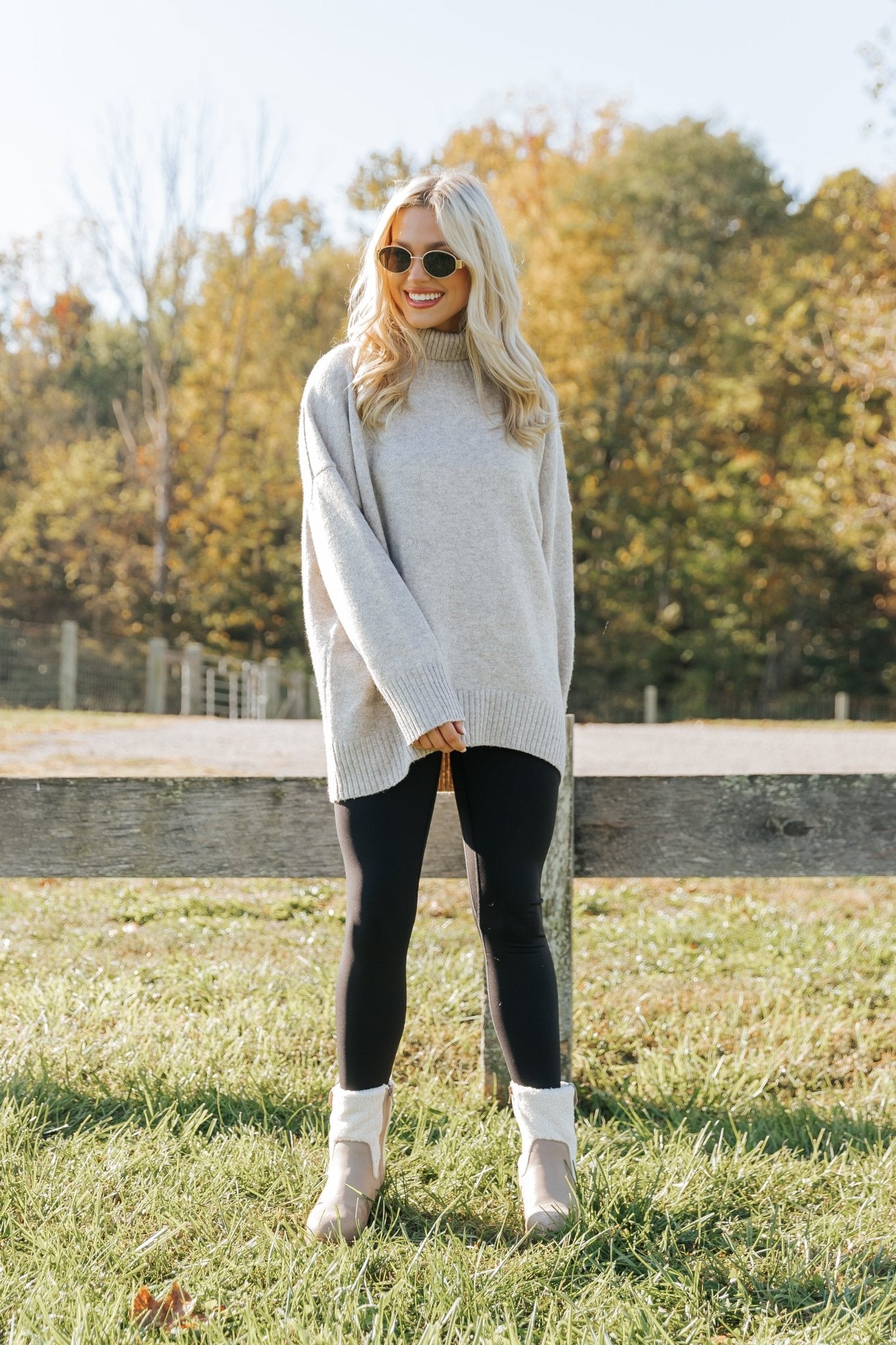 Pull à col roulé brossé Joanna - Moka