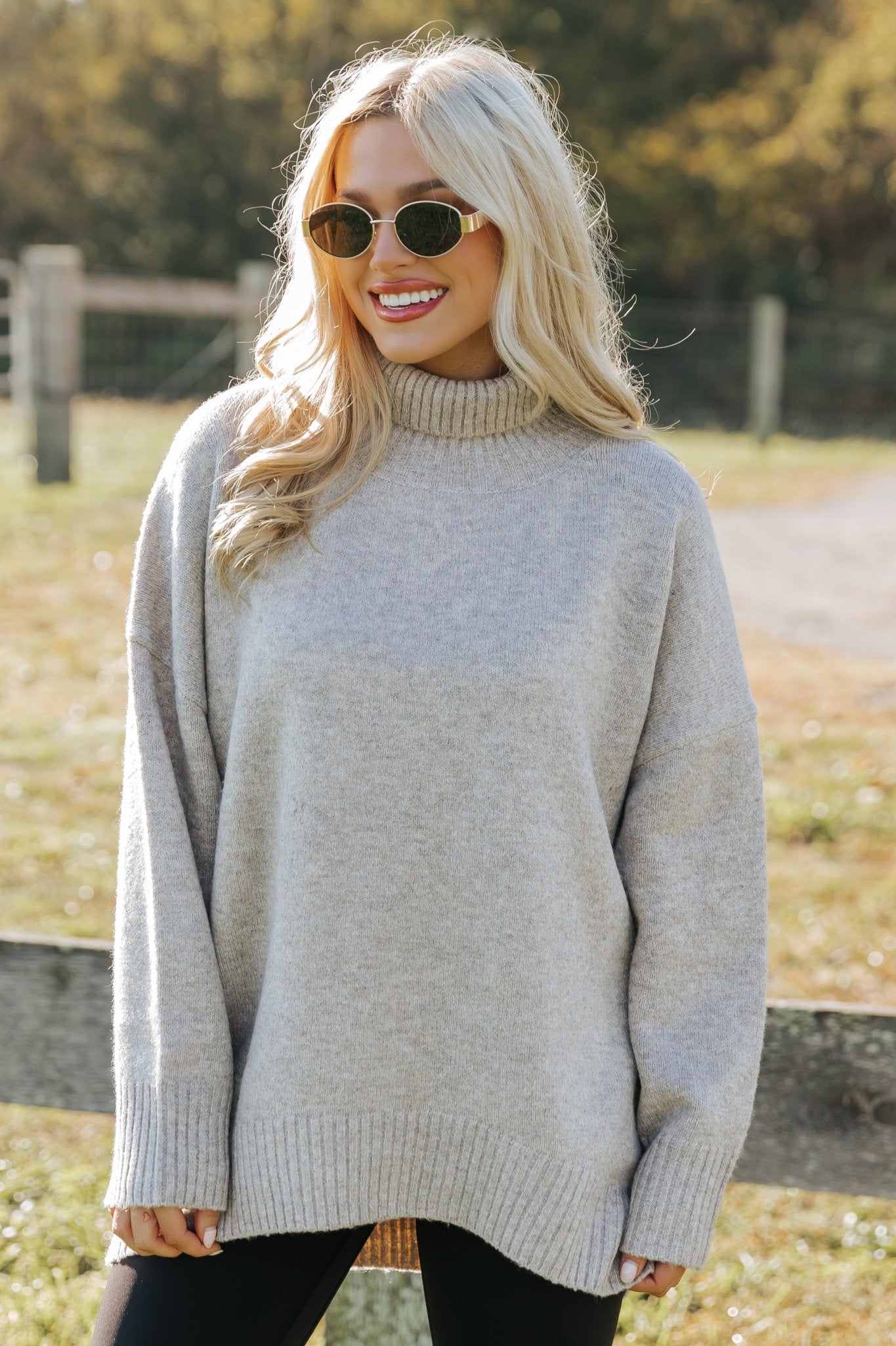 Pull à col roulé brossé Joanna - Moka