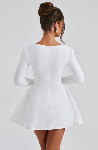 Long Sleeve A-line Sexy Mini Dress