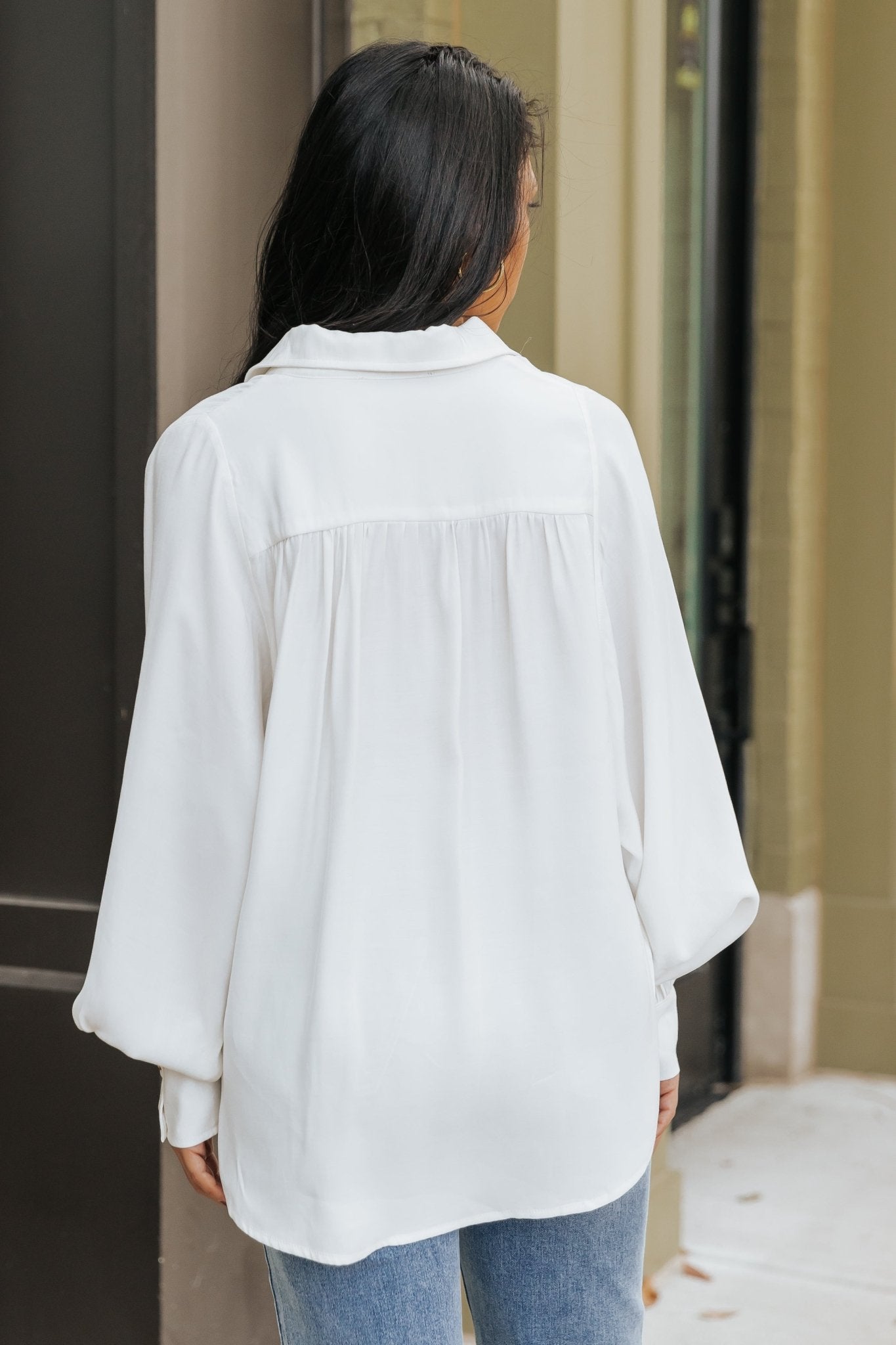 Chemise boutonnée ivoire Muse By Magnolia