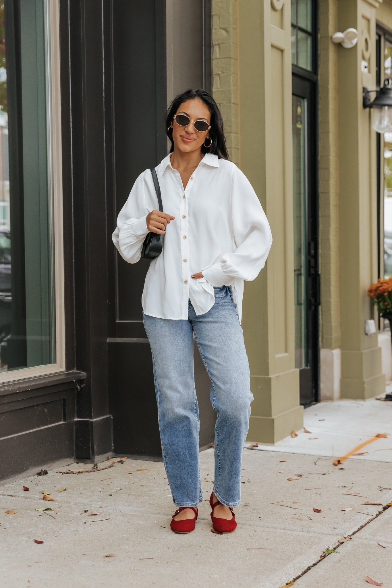 Chemise boutonnée ivoire Muse By Magnolia