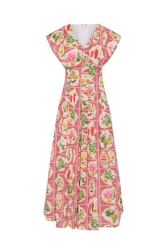 Fantasy Botanic A - line Dress