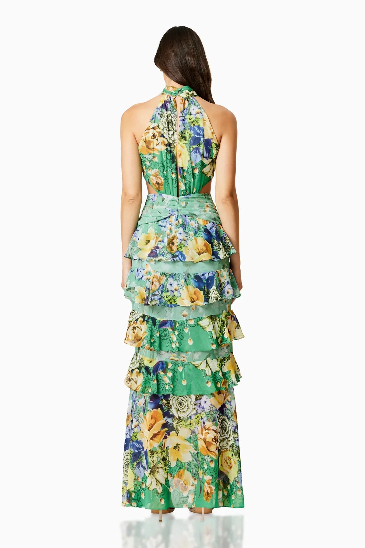 Gardenia Halter Maxi Gown