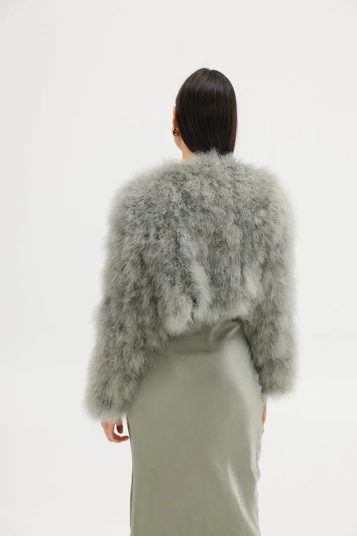 Jaqueta Manhattan Crop | Sage