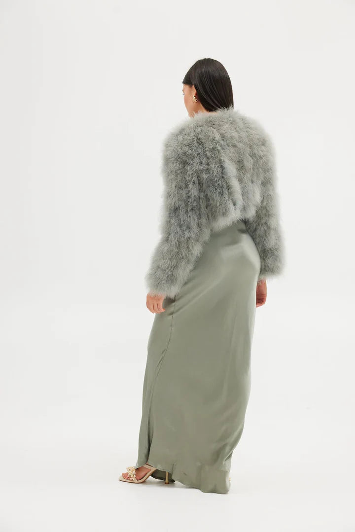 Jaqueta Manhattan Crop | Sage