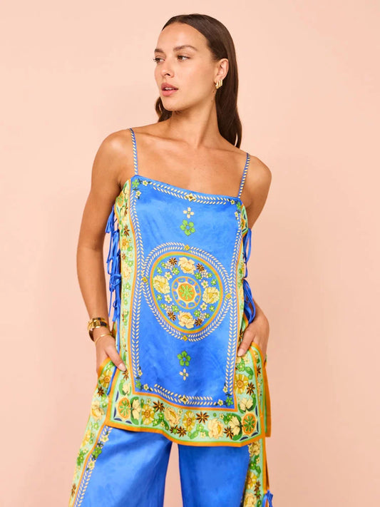 Linda Top and Pant In Multi