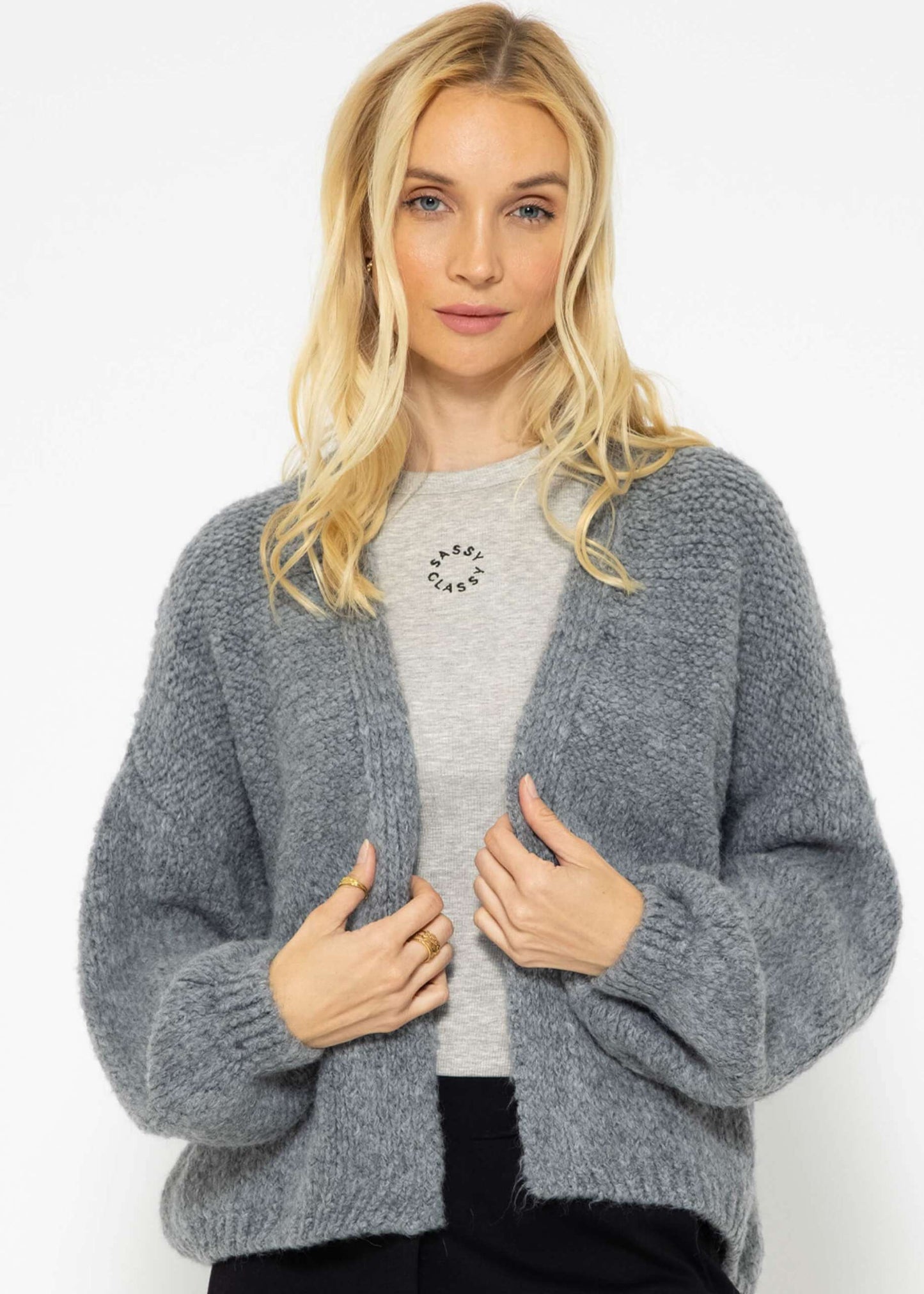 Fluffy cardigan