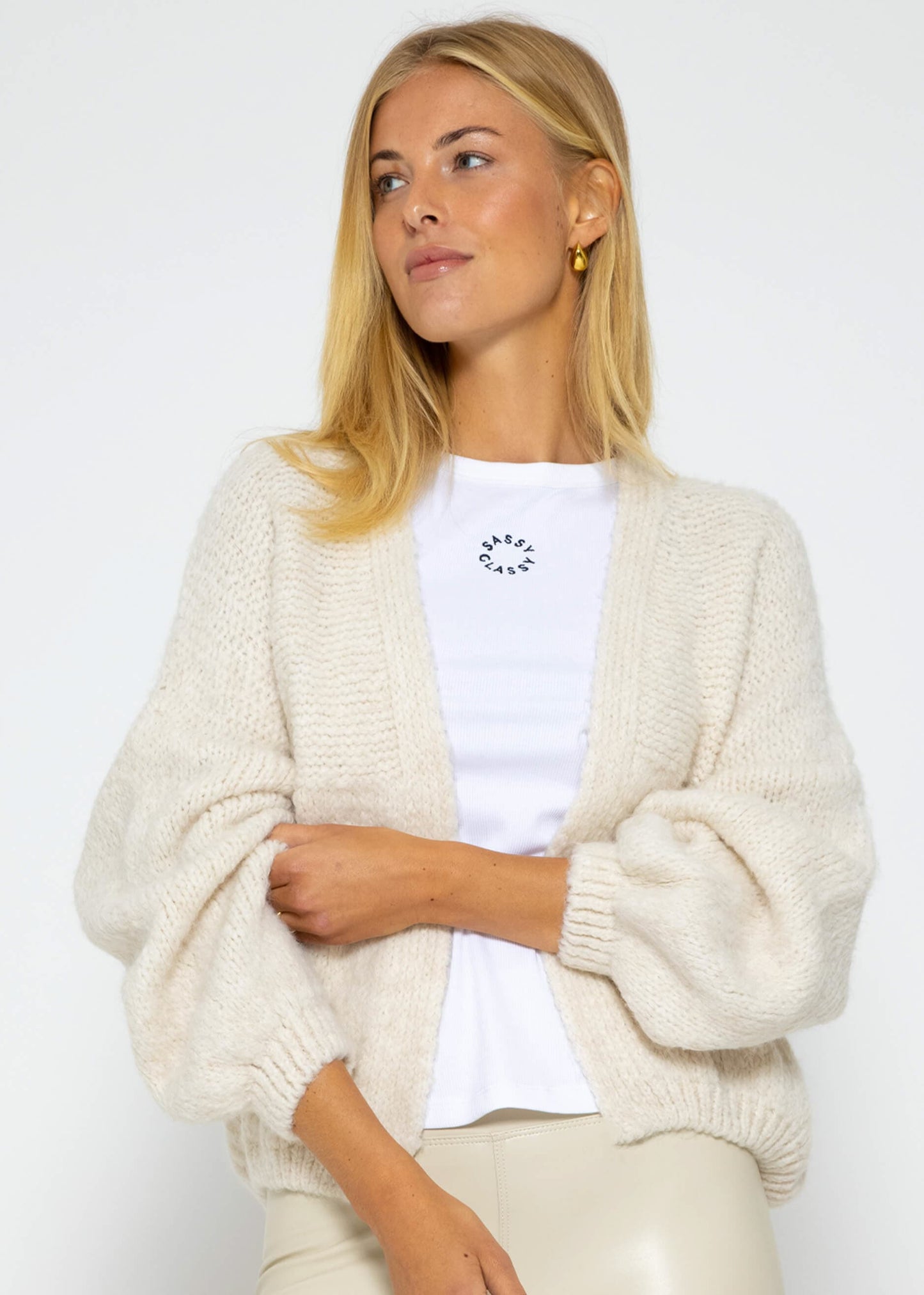 Fluffy cardigan