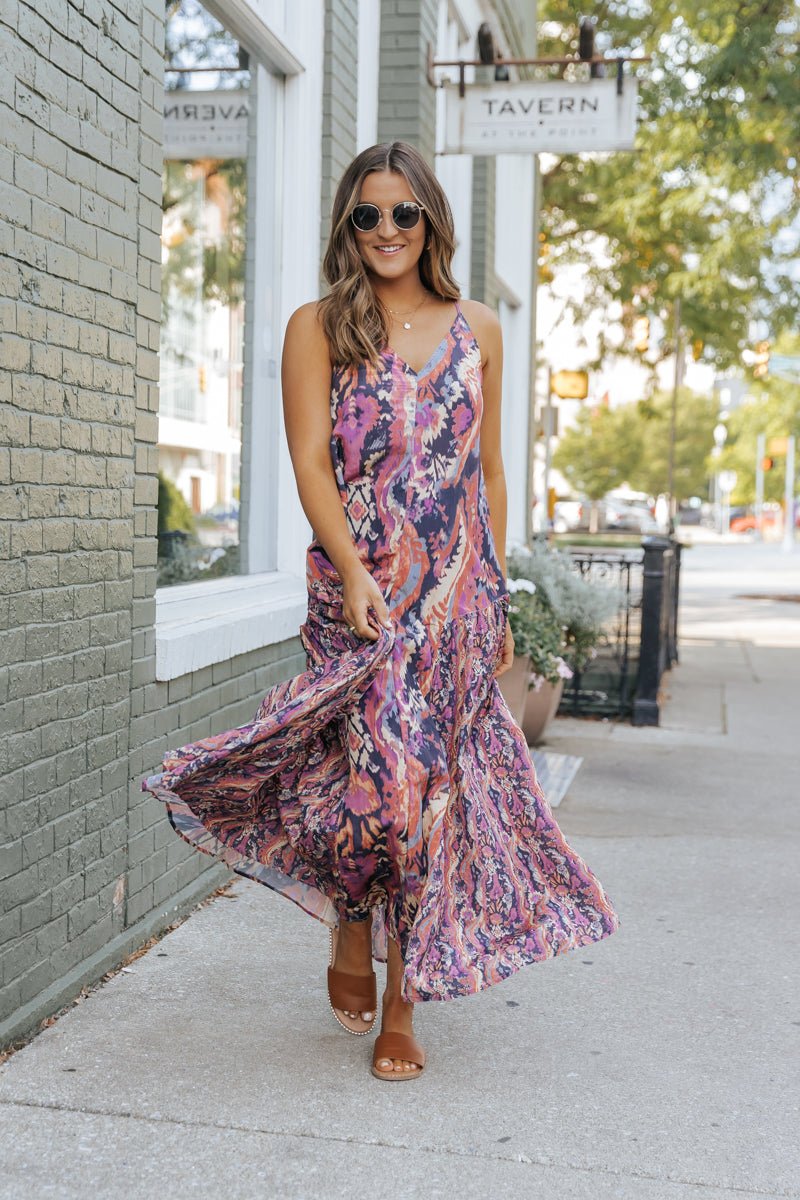 Multi Print Everything And More Maxi Dress