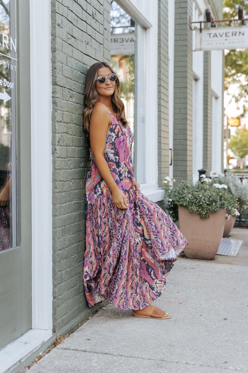 Multi Print Everything And More Maxi Dress