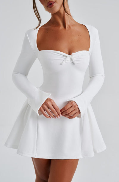 Long Sleeve A-line Sexy Mini Dress