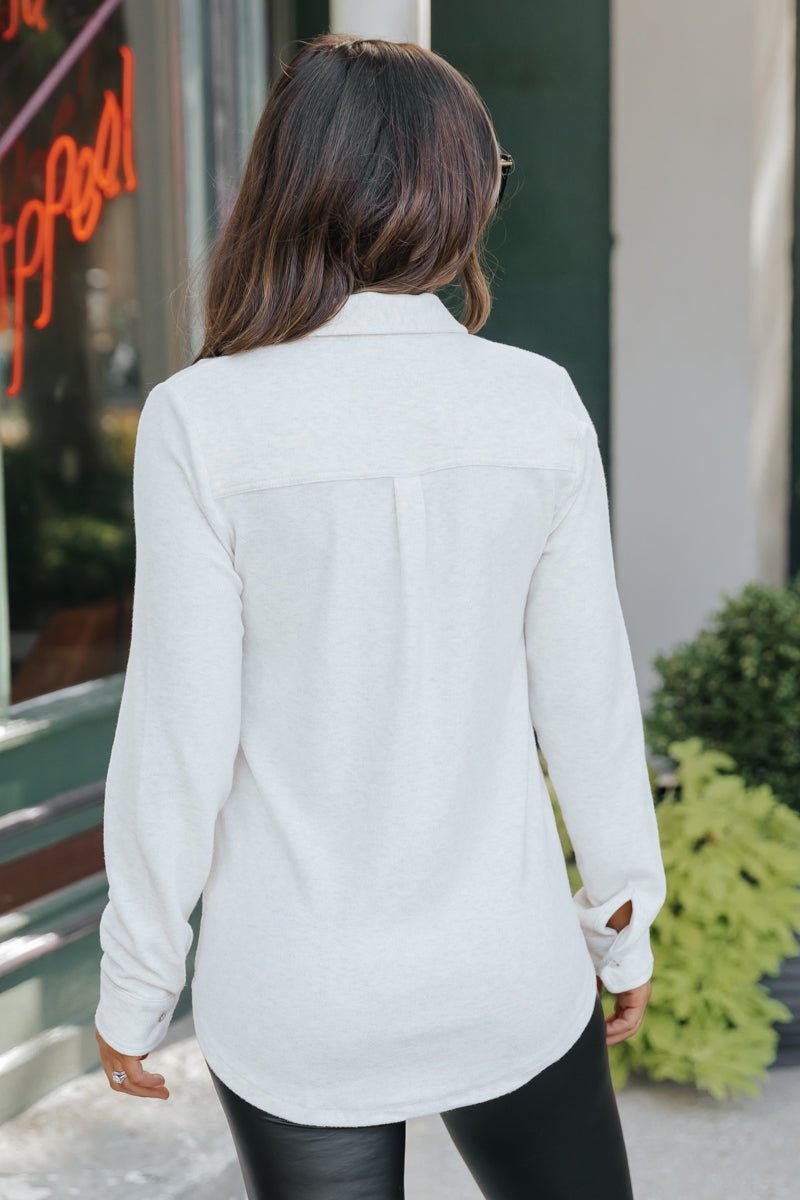 Thread and Supply Lewis Shacket- Oatmeal